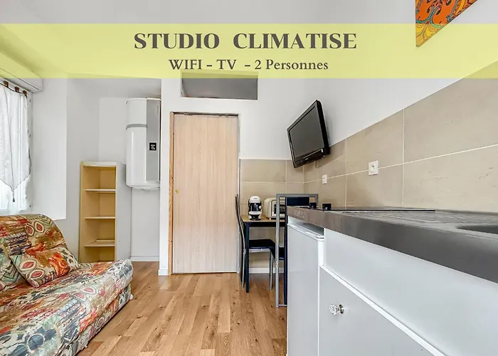 Studio Lumineux Avec Clim Et Tv Ideal Pour Couples